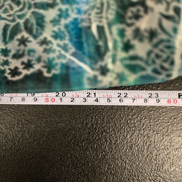 Reba Vintage Fairy Whimsigoth Velvet Burnout Sheer Embellished Batwing Top L - Picture 9 of 10